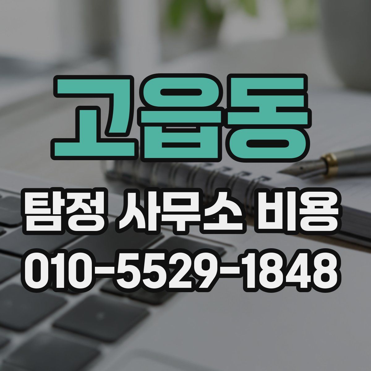 고읍동 탐정 사무소 비용