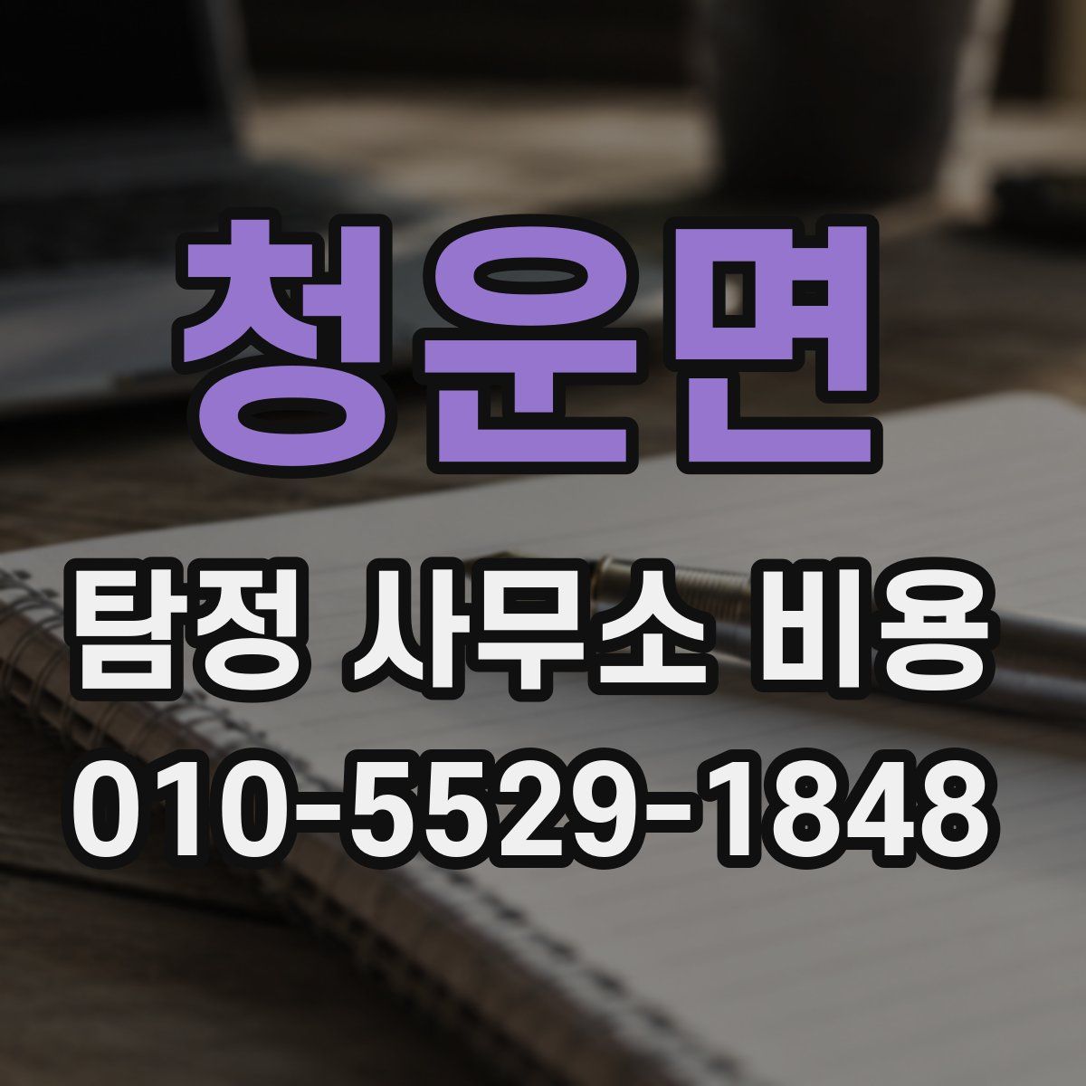청운면 탐정 사무소 비용