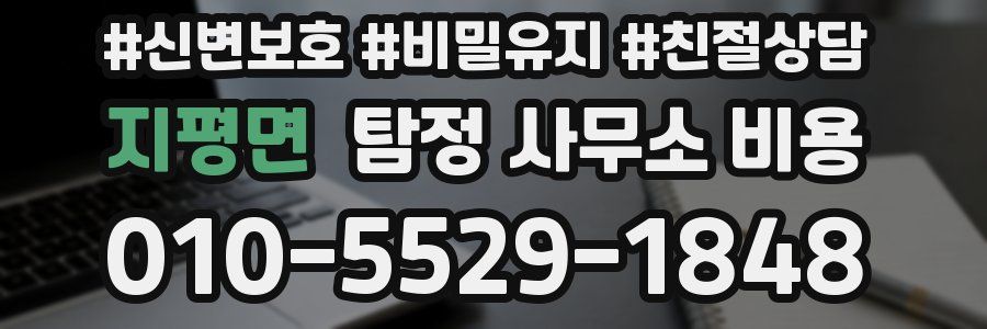 지평면 탐정 사무소 비용
