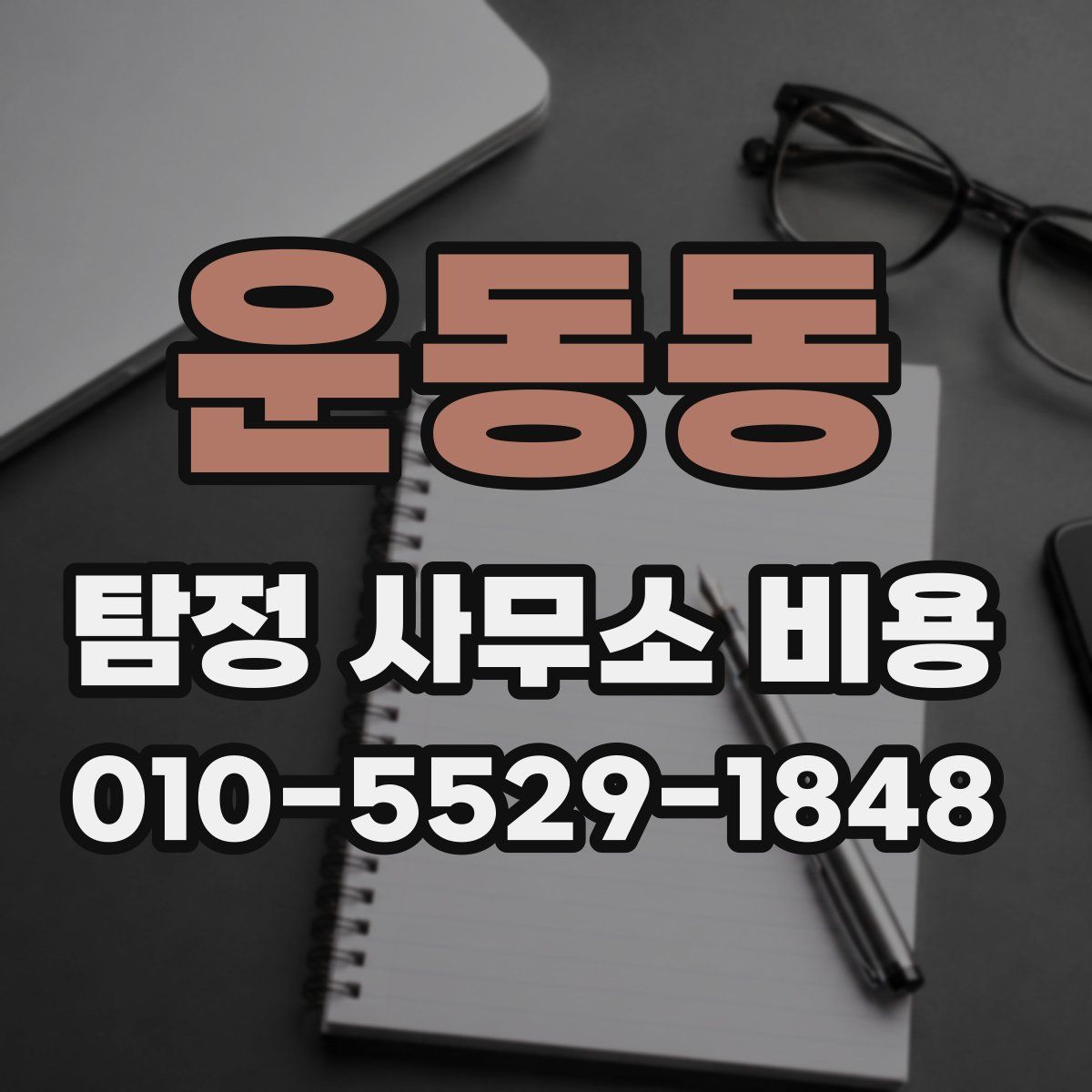 운동동 탐정 사무소 비용