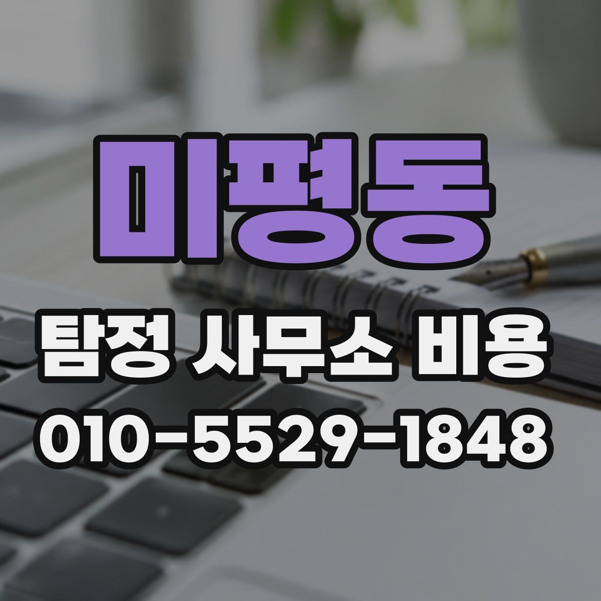 미평동 탐정 사무소 비용
