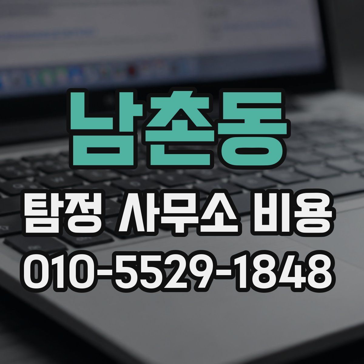 남촌동 탐정 사무소 비용