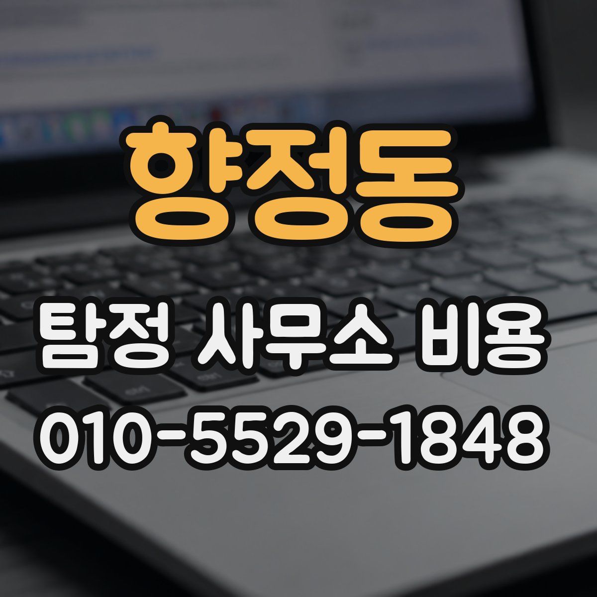 향정동 탐정 사무소 비용