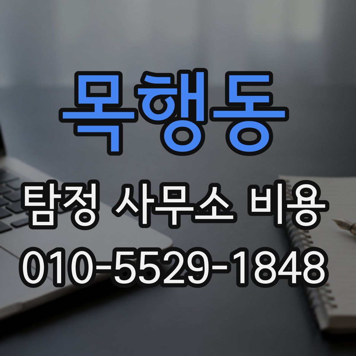 목행동 탐정 사무소 비용