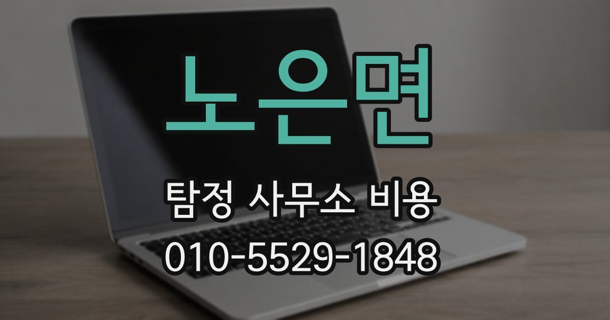 노은면 탐정 사무소 비용