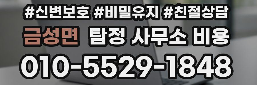 금성면 탐정 사무소 비용