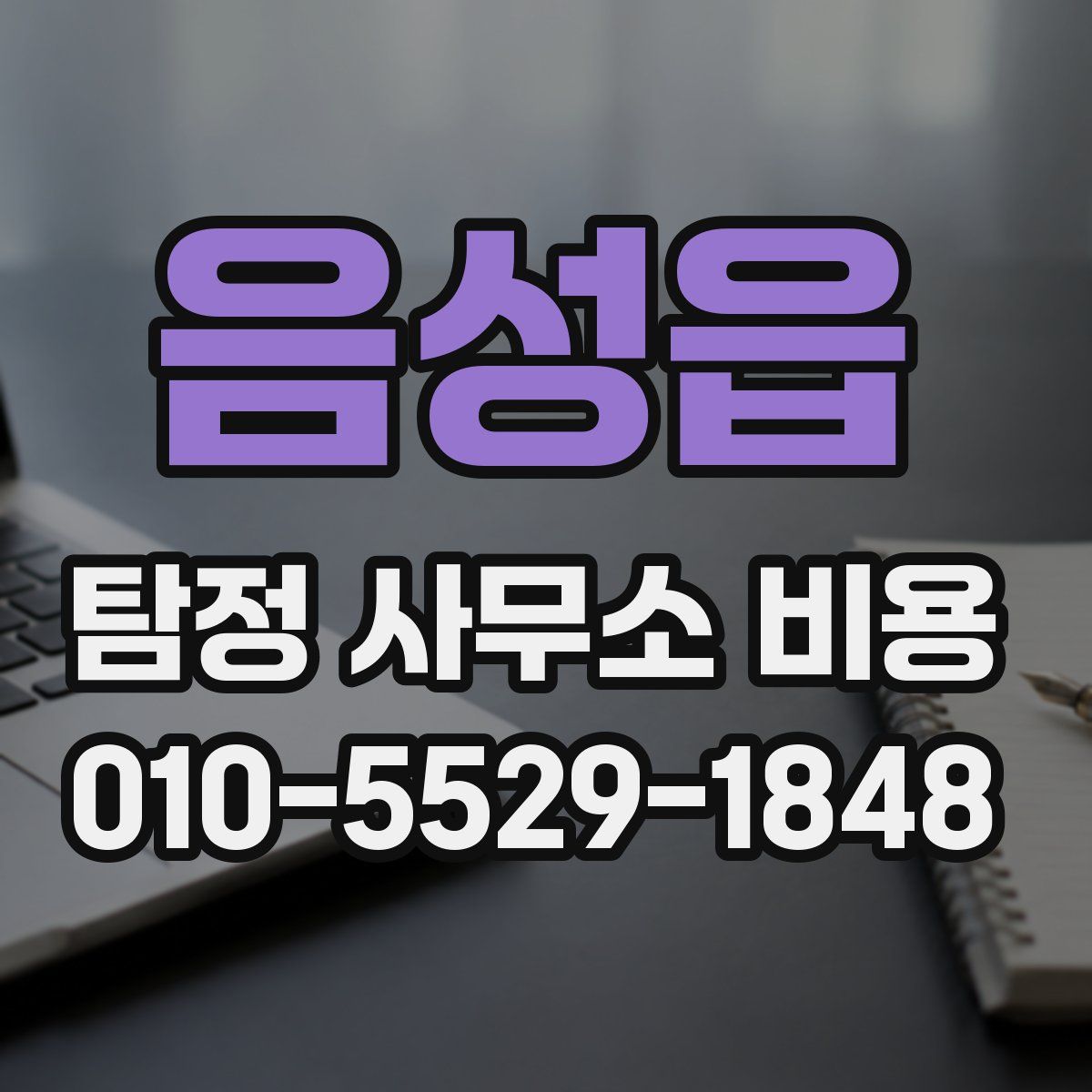 음성읍 탐정 사무소 비용