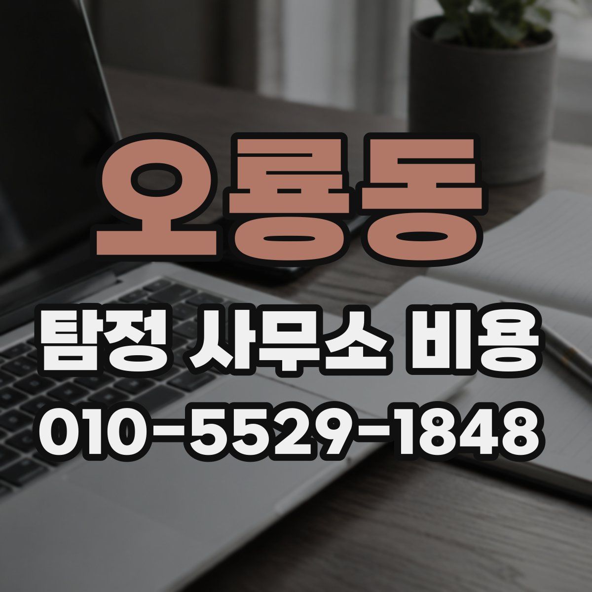 오룡동 탐정 사무소 비용