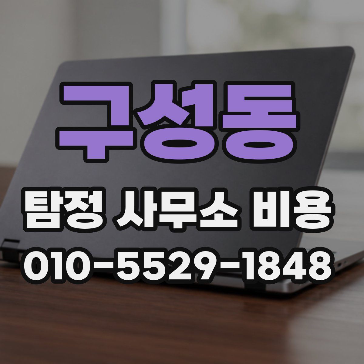 구성동 탐정 사무소 비용