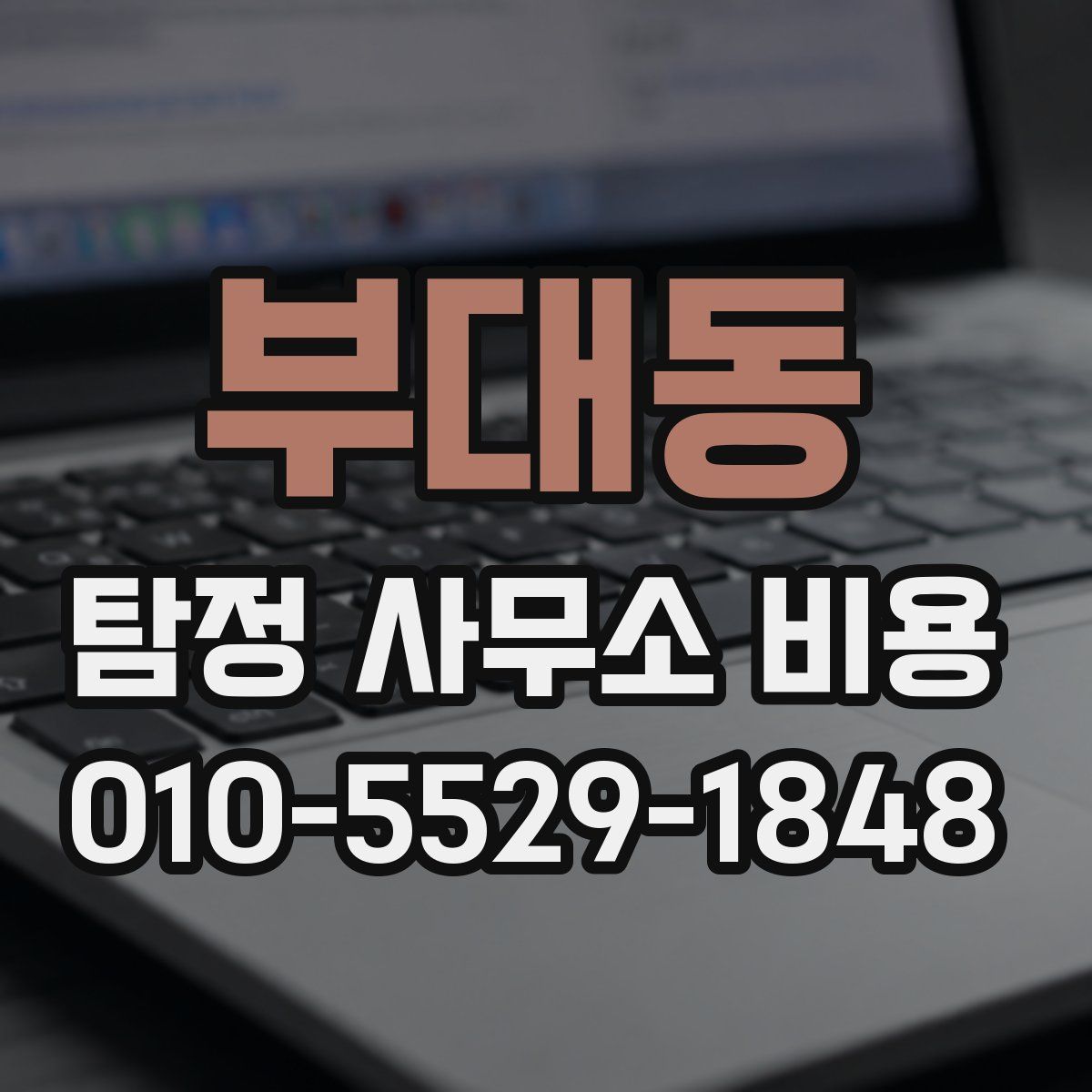 부대동 탐정 사무소 비용