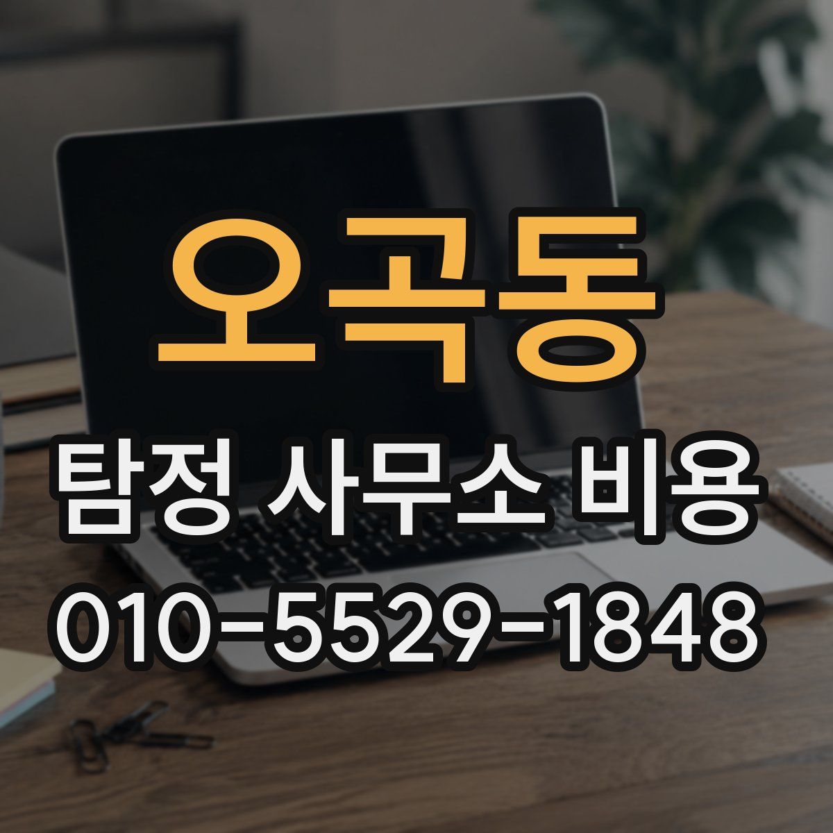 오곡동 탐정 사무소 비용