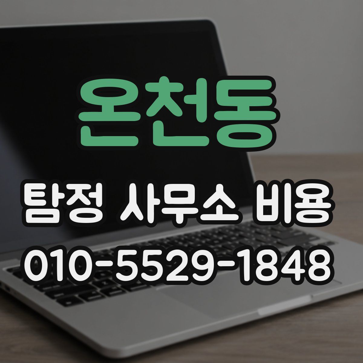 온천동 탐정 사무소 비용