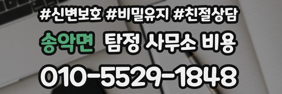 송악면 탐정 사무소 비용
