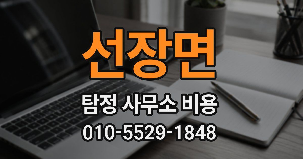 선장면 탐정 사무소 비용