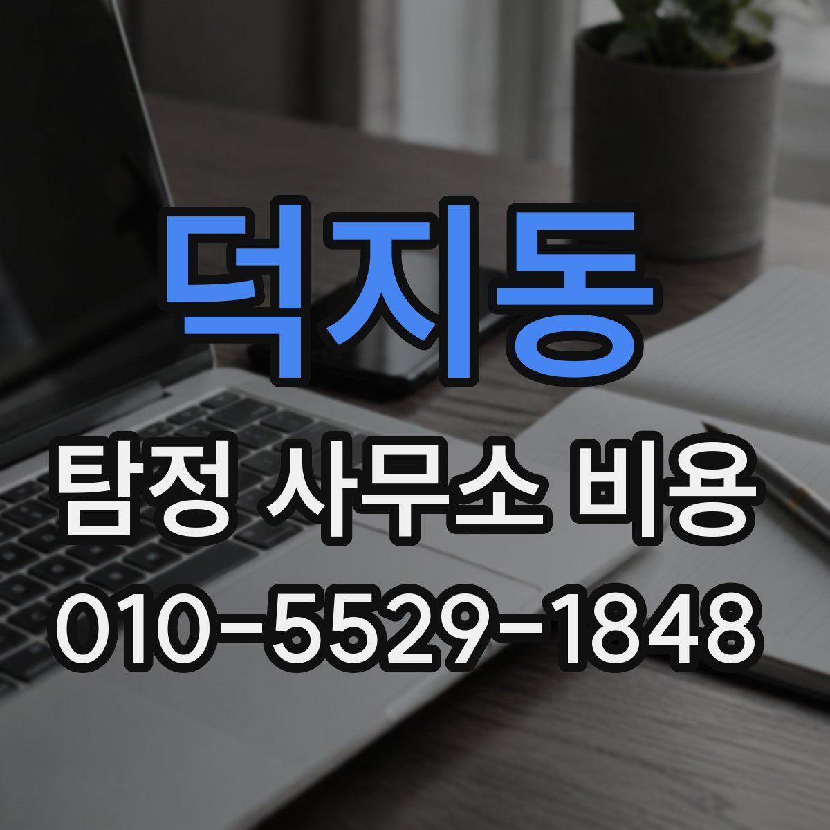 덕지동 탐정 사무소 비용