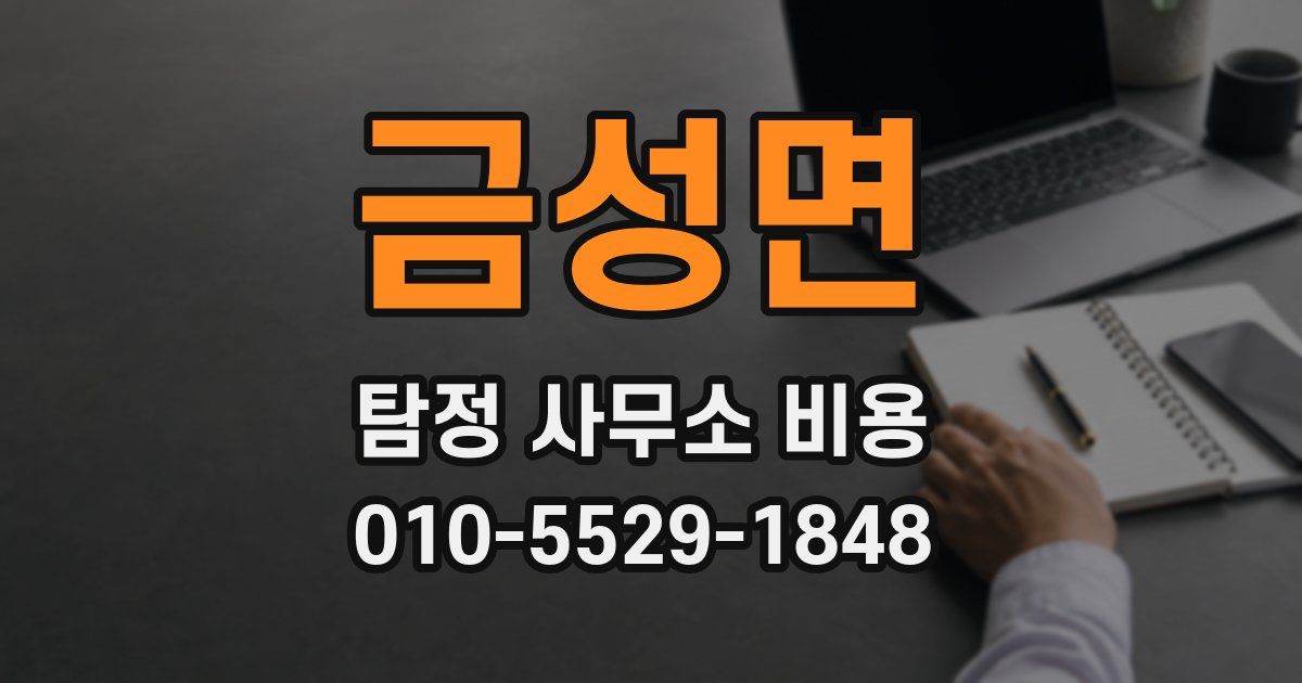 금성면 탐정 사무소 비용