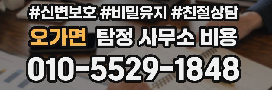 오가면 탐정 사무소 비용