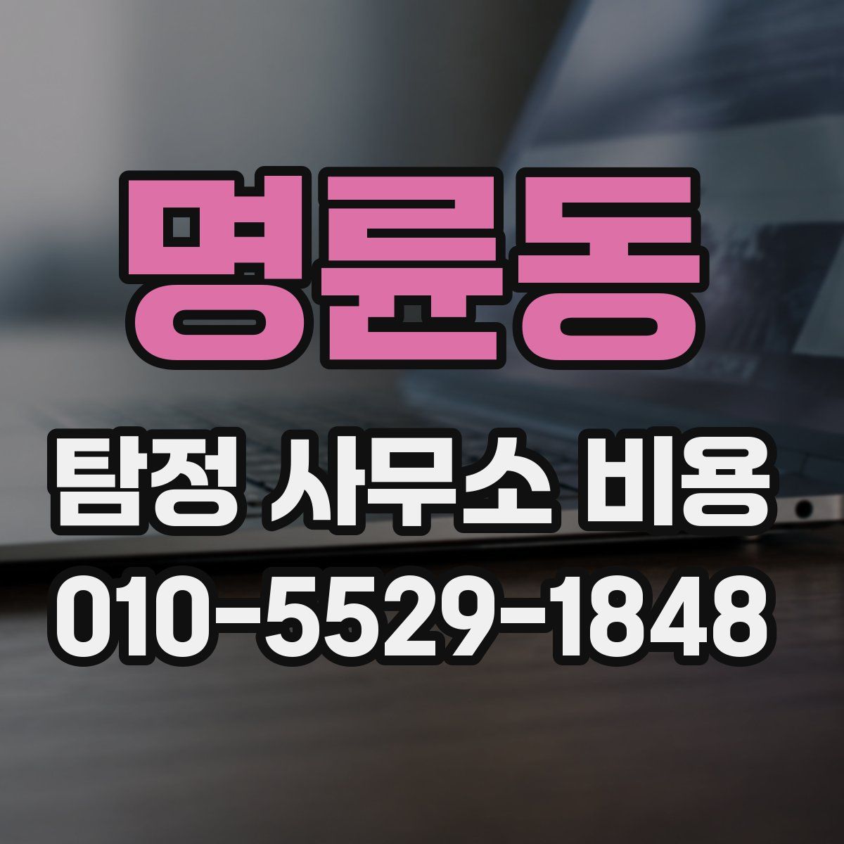 명륜동 탐정 사무소 비용