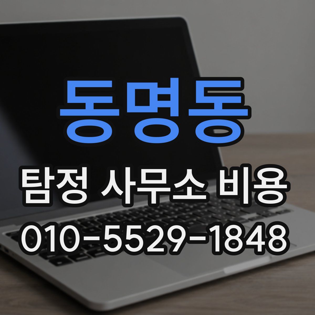 동명동 탐정 사무소 비용