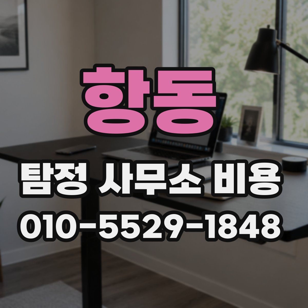 항동 탐정 사무소 비용