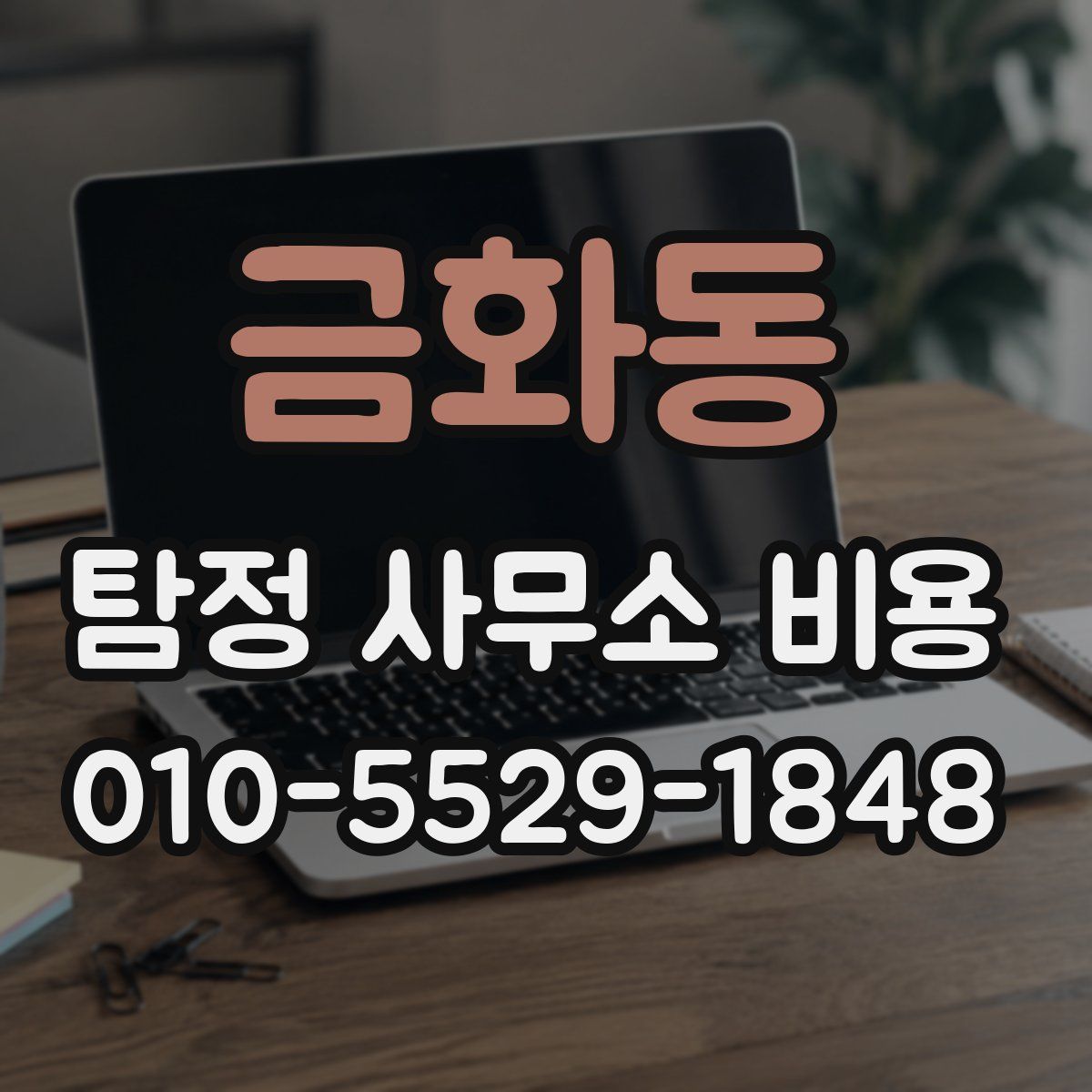 금화동 탐정 사무소 비용