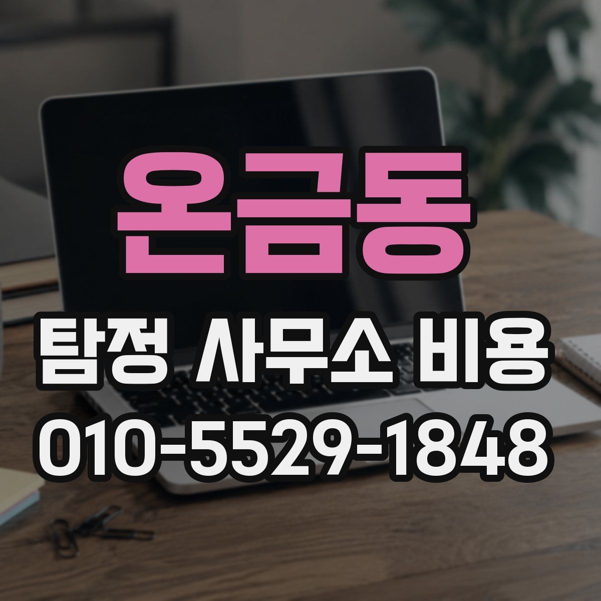온금동 탐정 사무소 비용