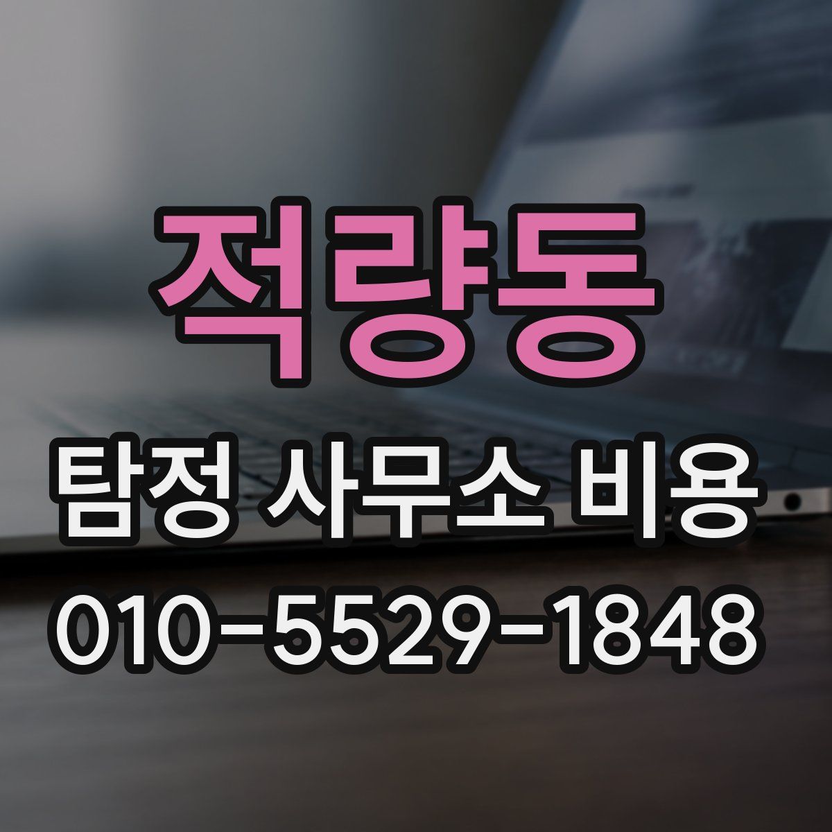 적량동 탐정 사무소 비용