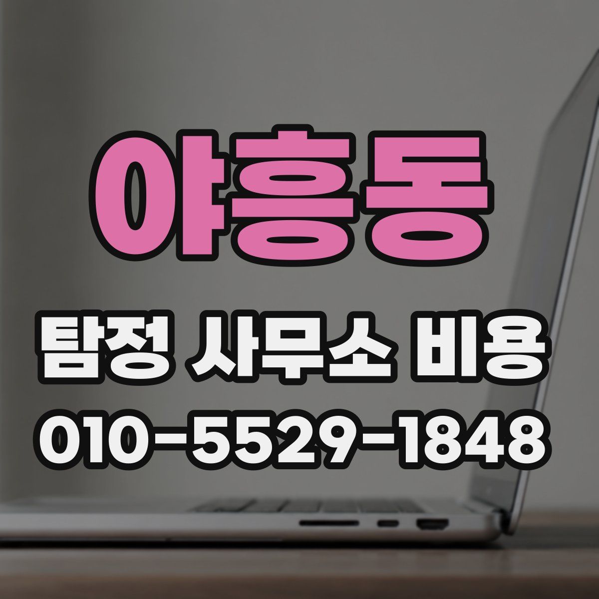 야흥동 탐정 사무소 비용