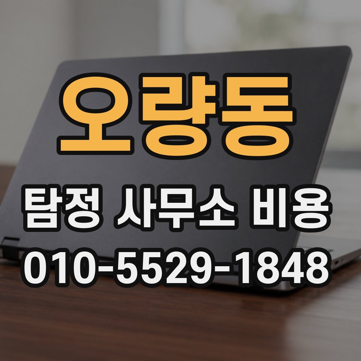 오량동 탐정 사무소 비용