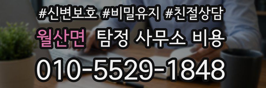 월산면 탐정 사무소 비용