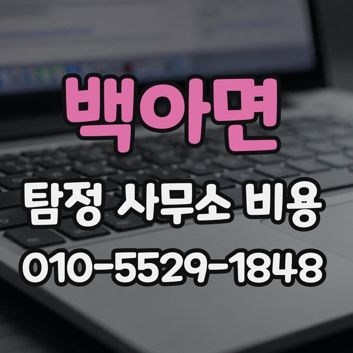 백아면 탐정 사무소 비용