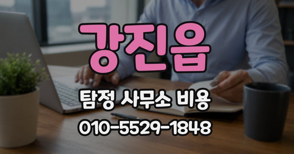 강진읍 탐정 사무소 비용