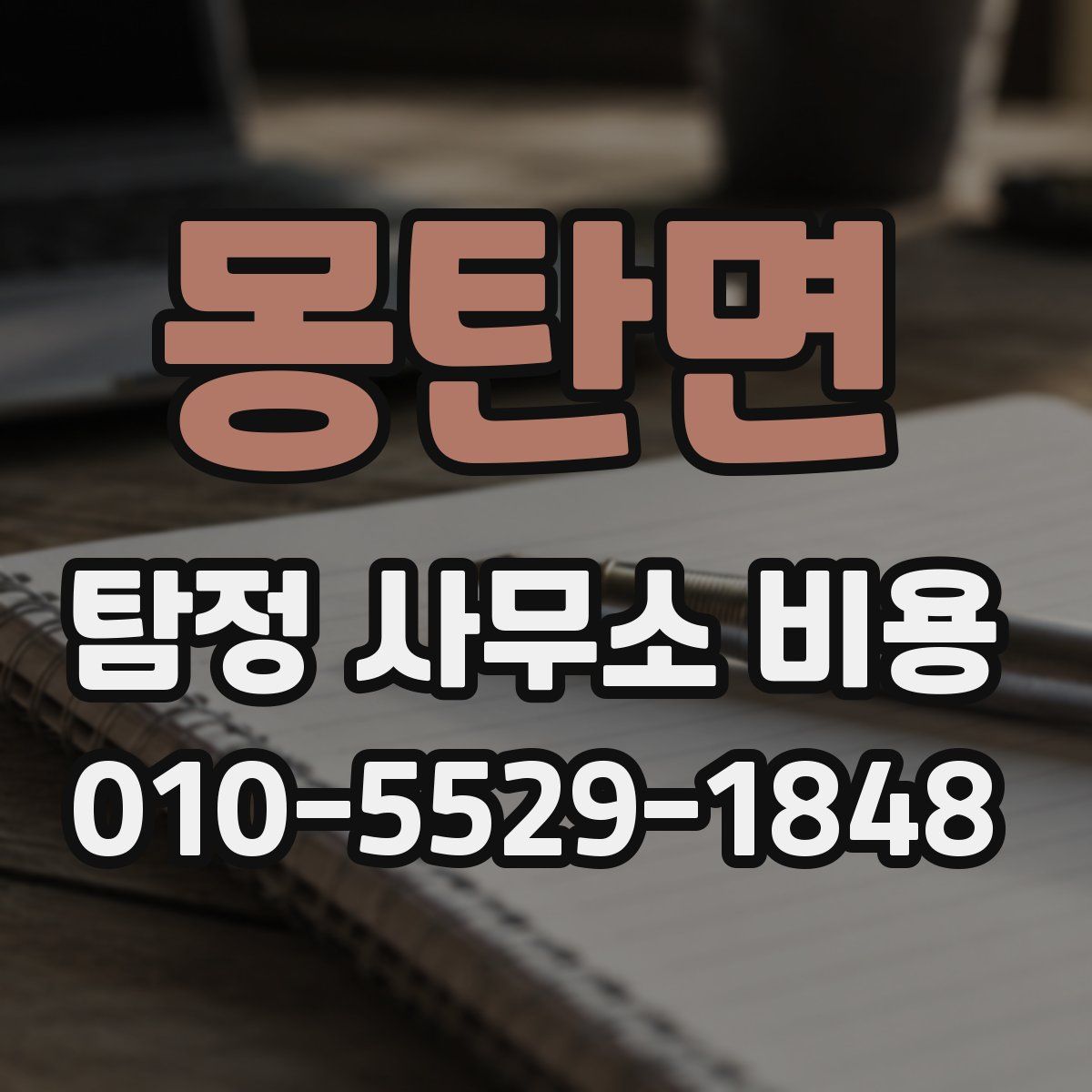 몽탄면 탐정 사무소 비용