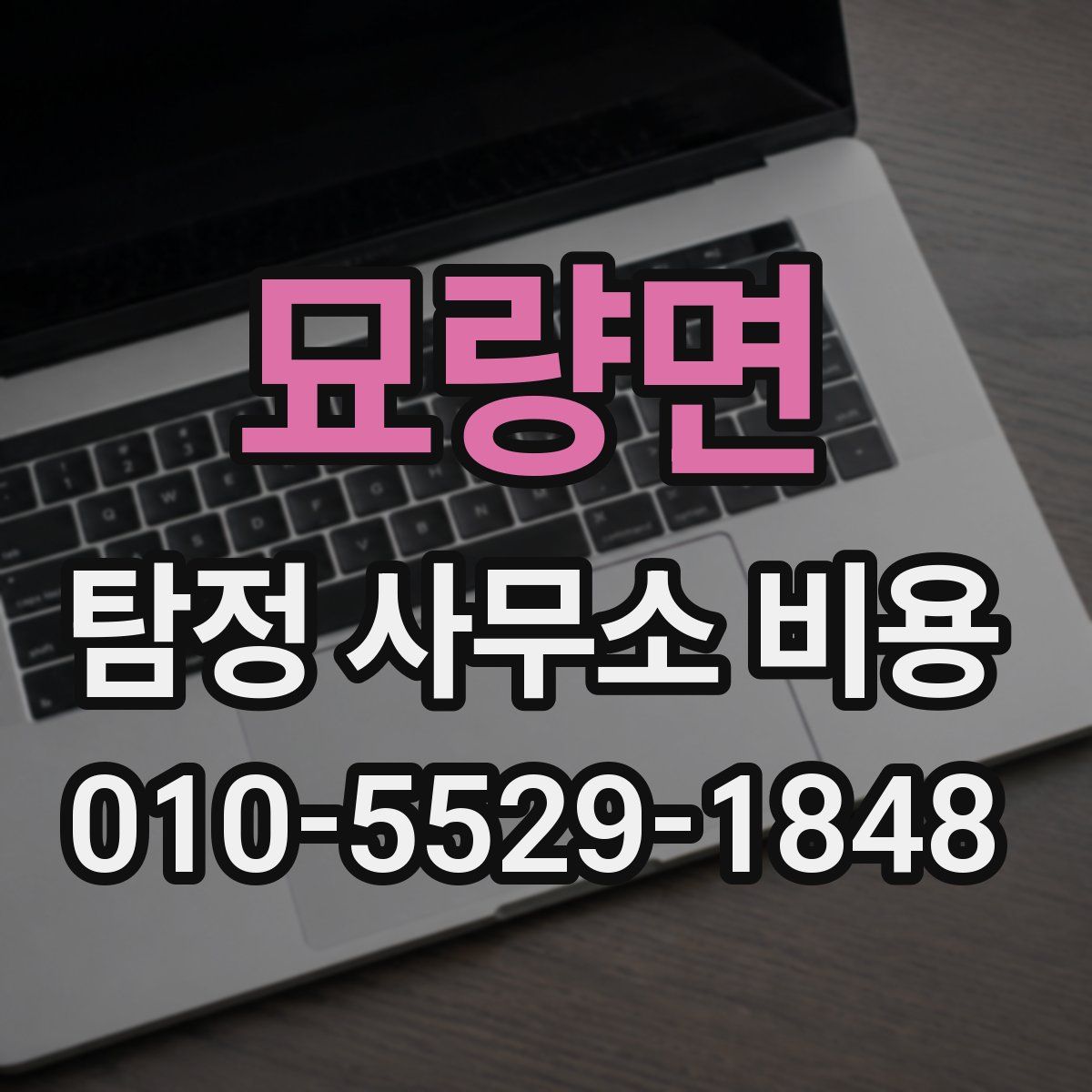 묘량면 탐정 사무소 비용