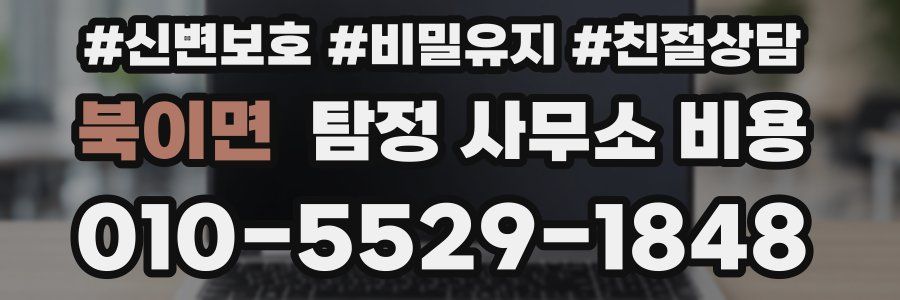 북이면 탐정 사무소 비용