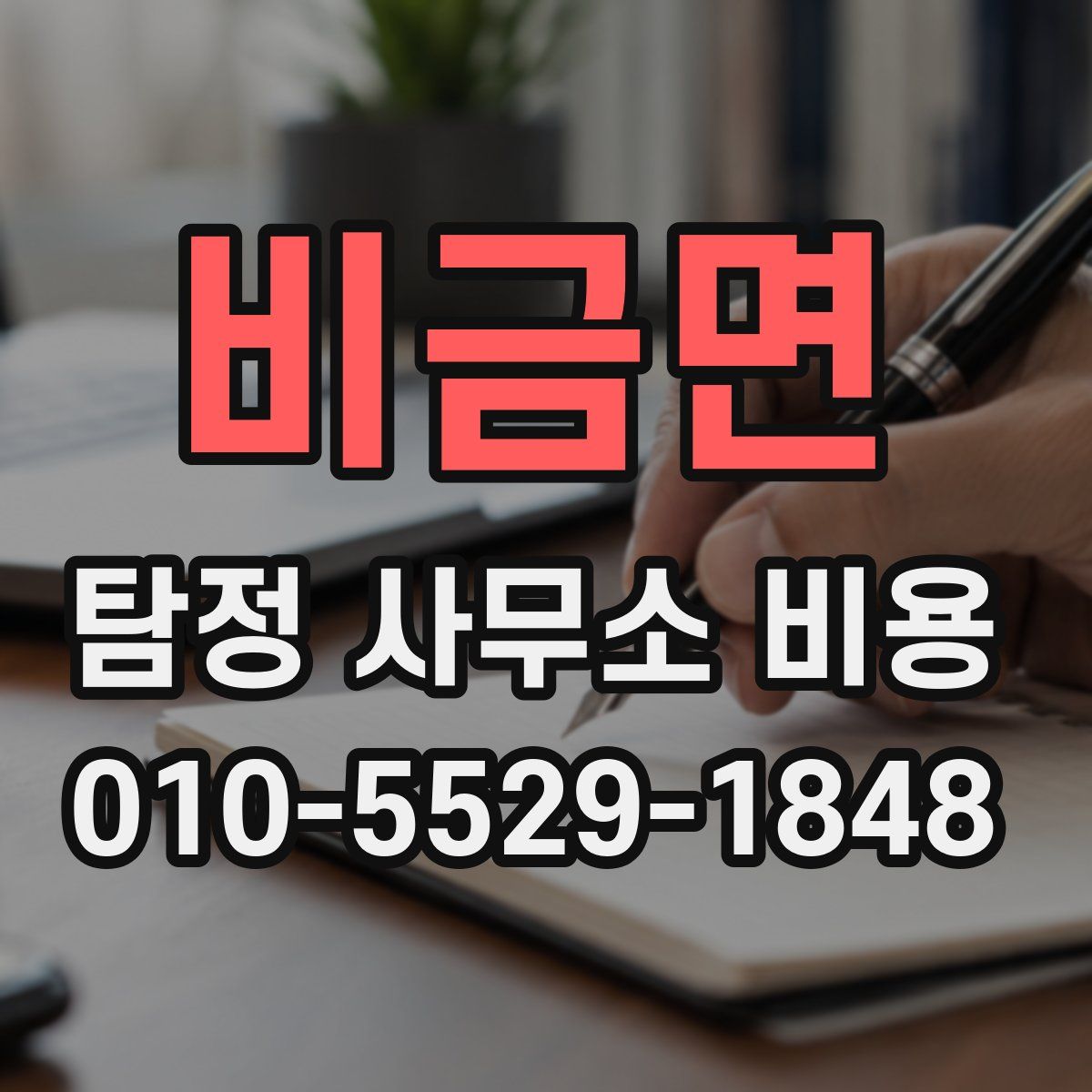 비금면 탐정 사무소 비용