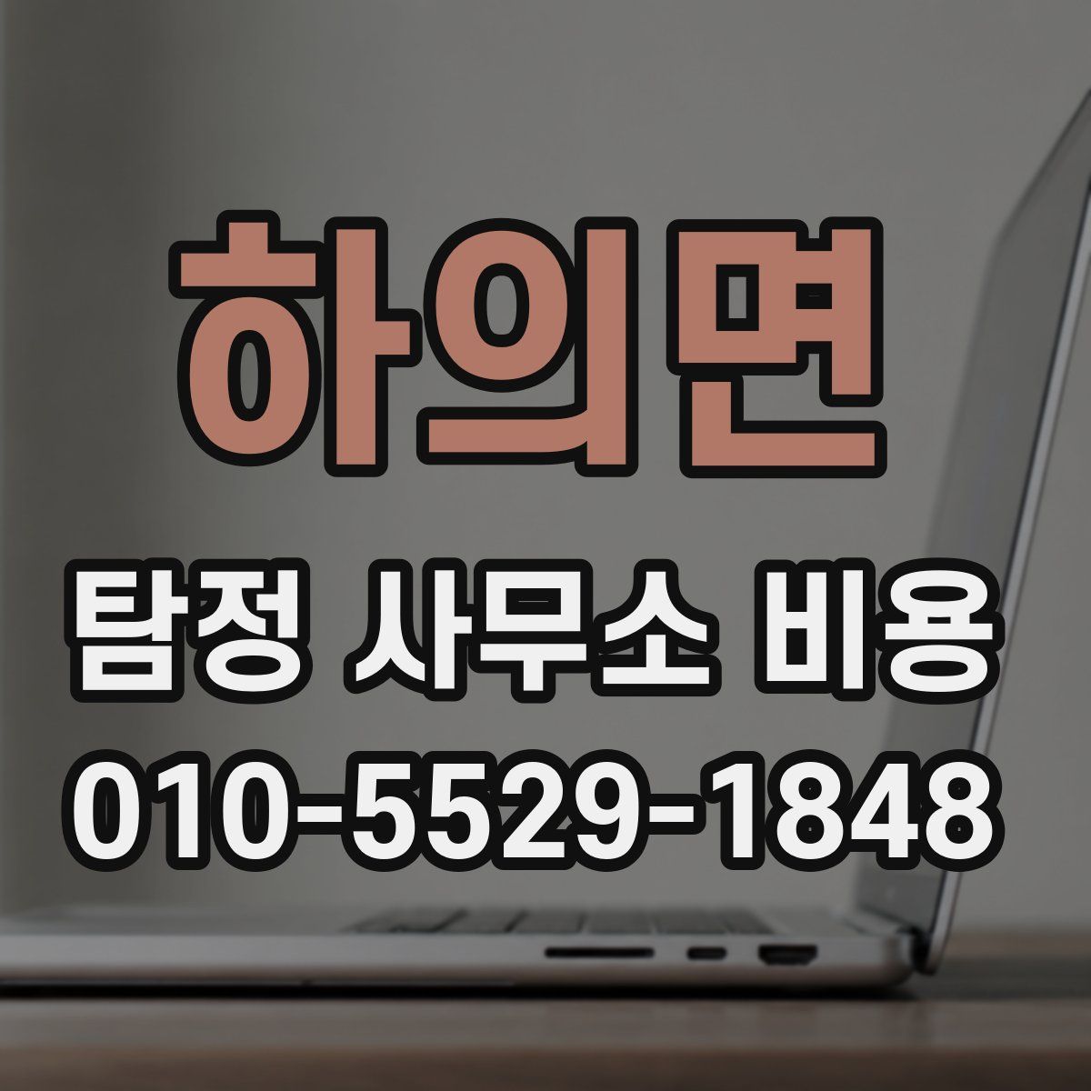 하의면 탐정 사무소 비용