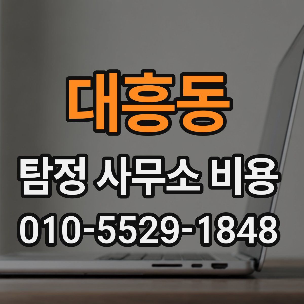 대흥동 탐정 사무소 비용