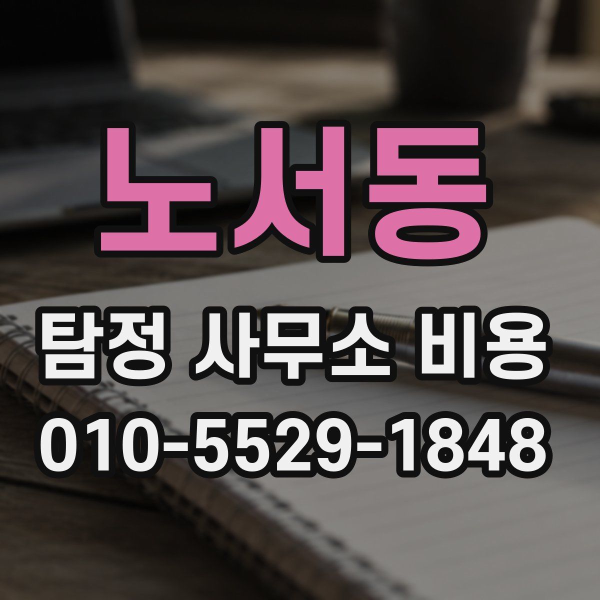 노서동 탐정 사무소 비용