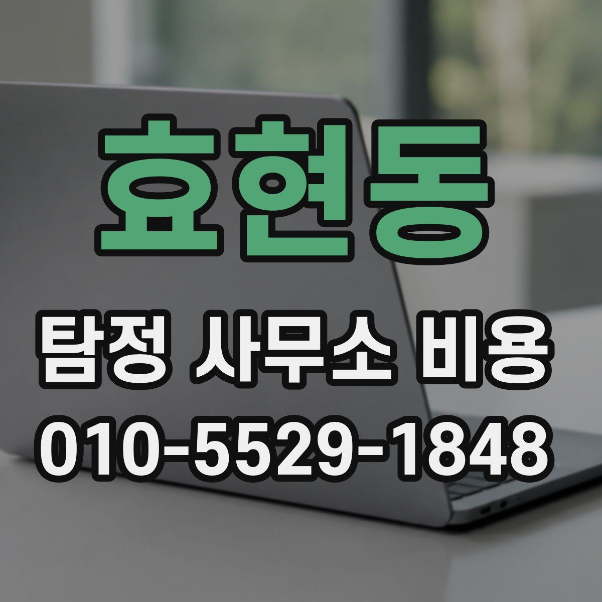 효현동 탐정 사무소 비용
