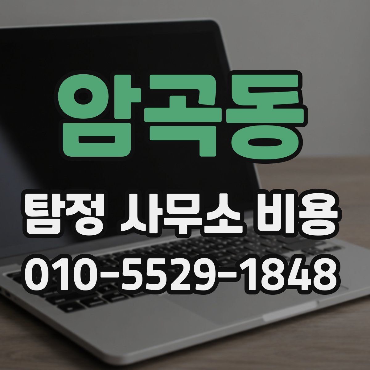 암곡동 탐정 사무소 비용