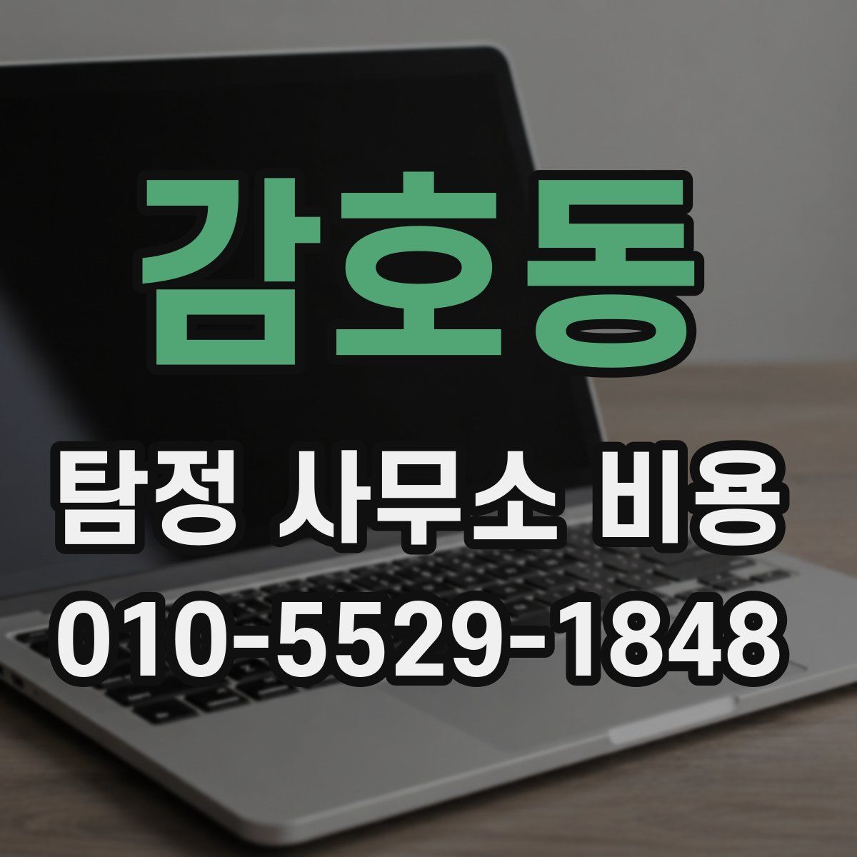 감호동 탐정 사무소 비용