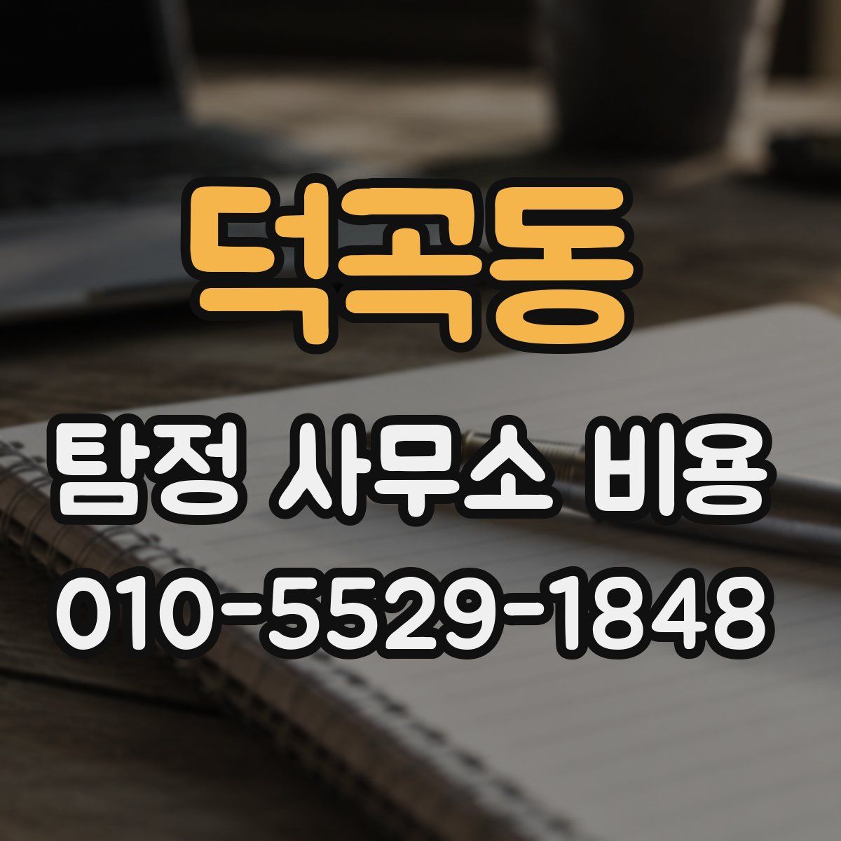덕곡동 탐정 사무소 비용