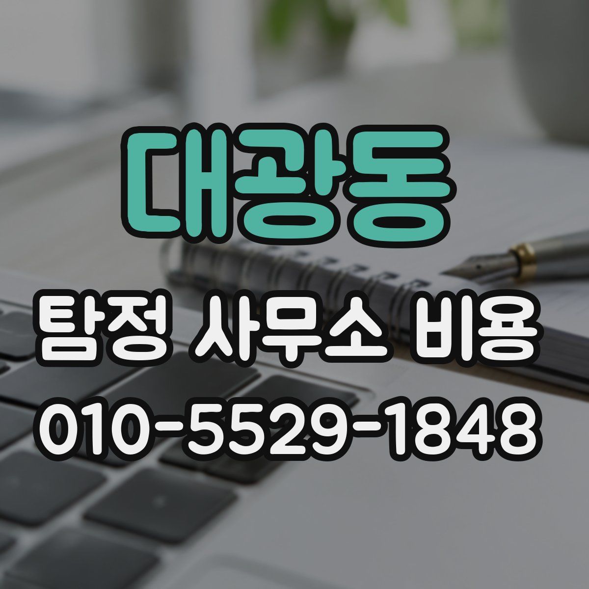 대광동 탐정 사무소 비용