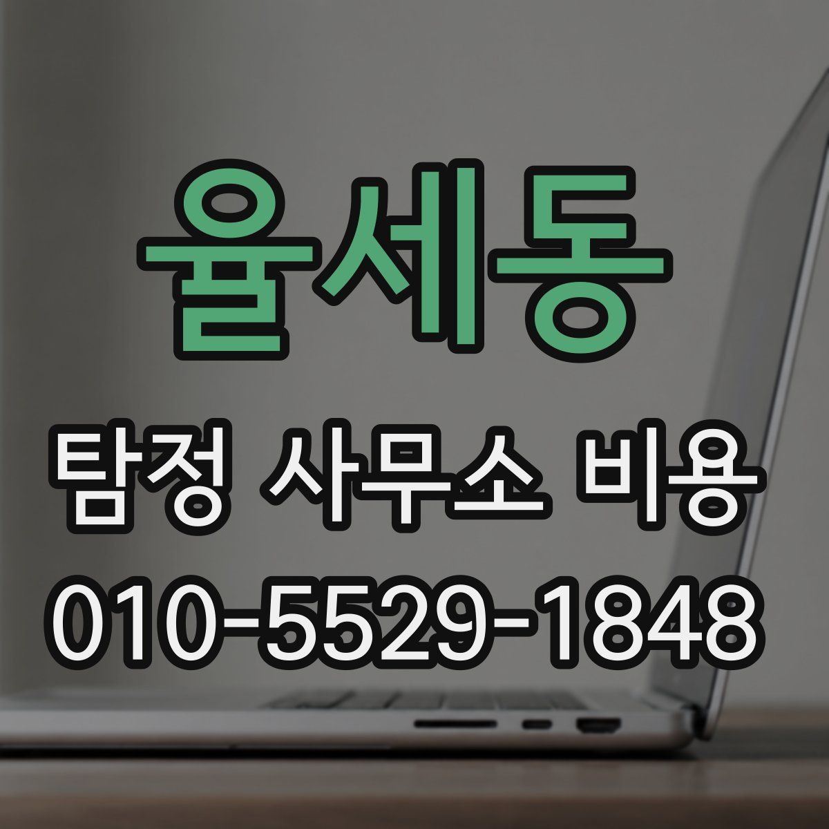 율세동 탐정 사무소 비용