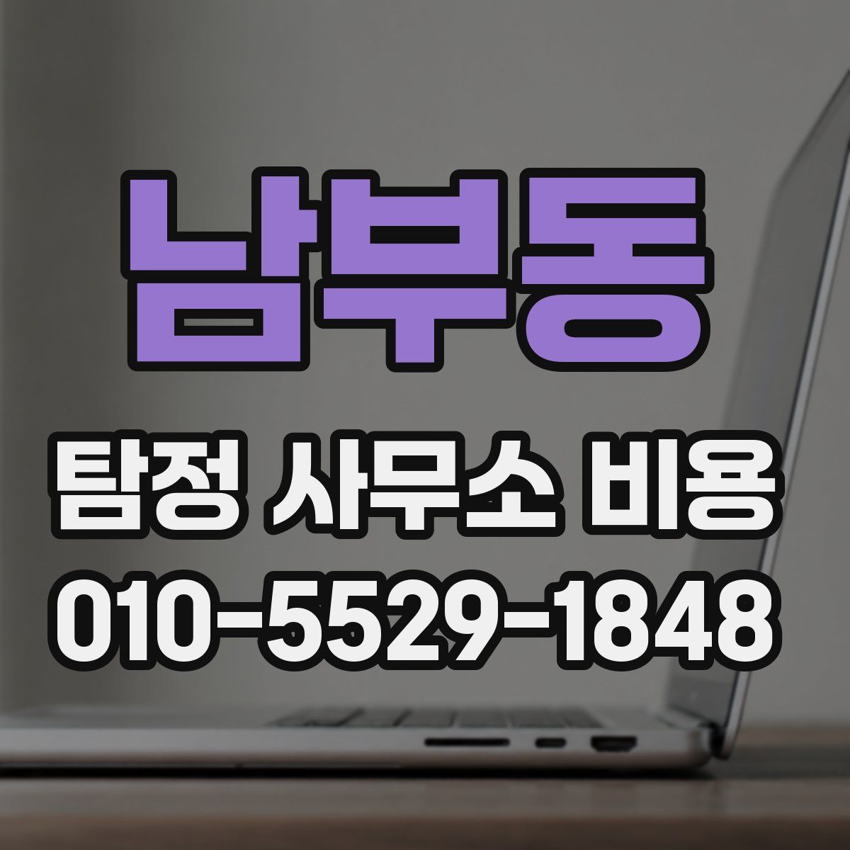 남부동 탐정 사무소 비용