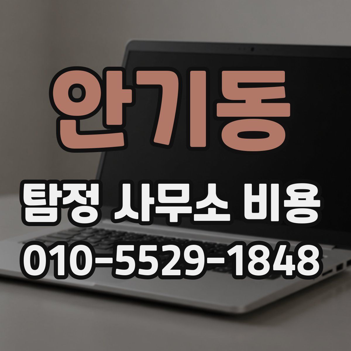 안기동 탐정 사무소 비용