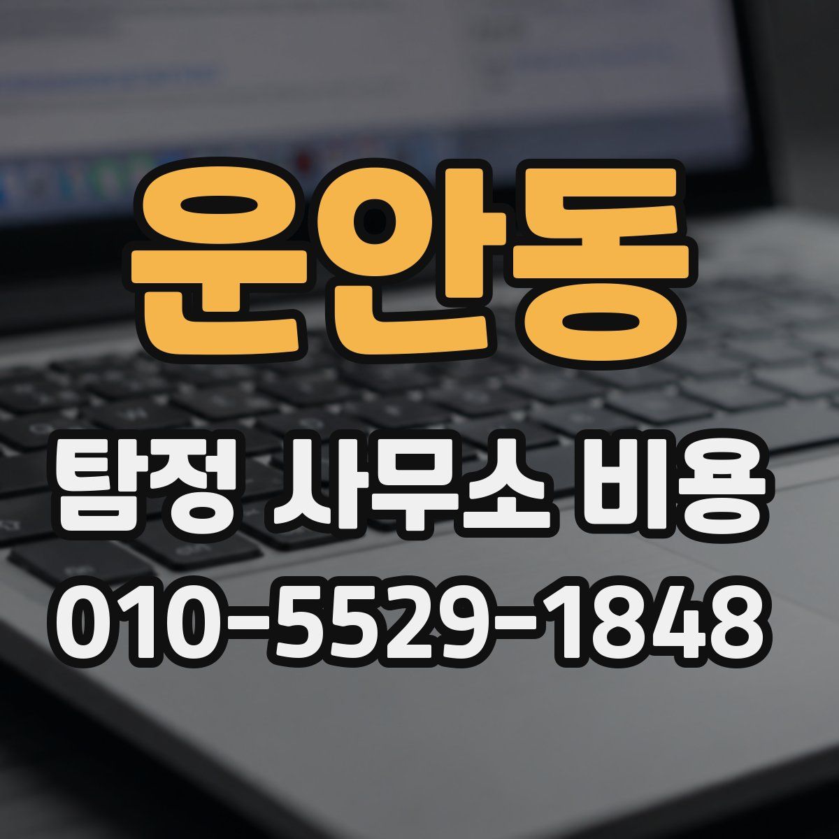 운안동 탐정 사무소 비용