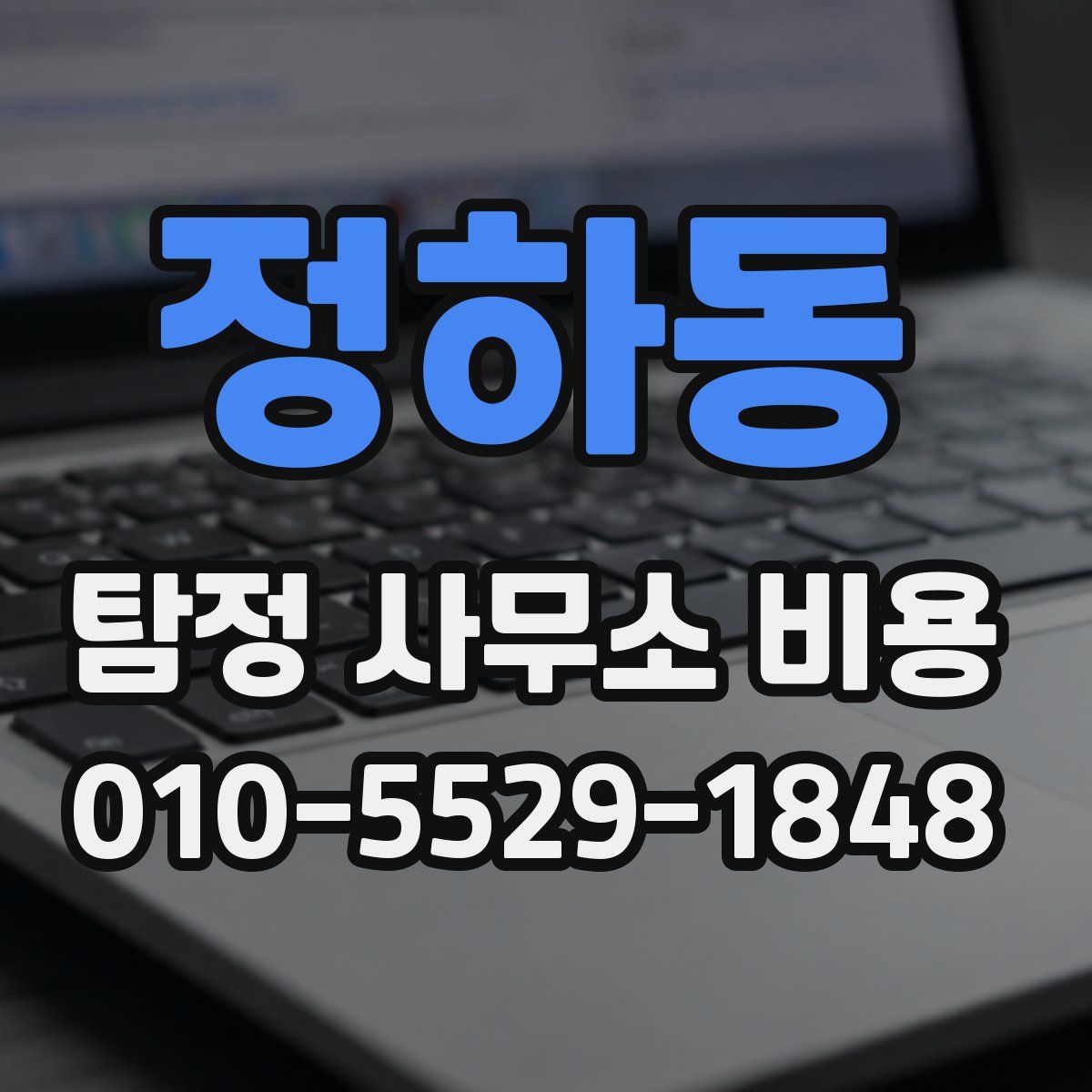 정하동 탐정 사무소 비용