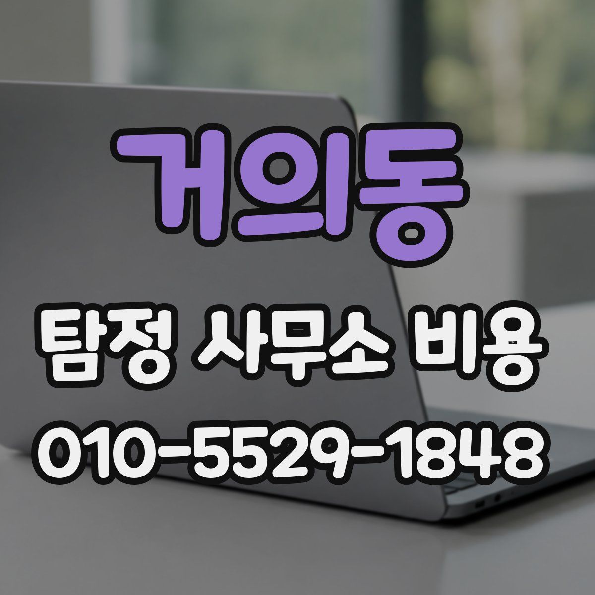 거의동 탐정 사무소 비용